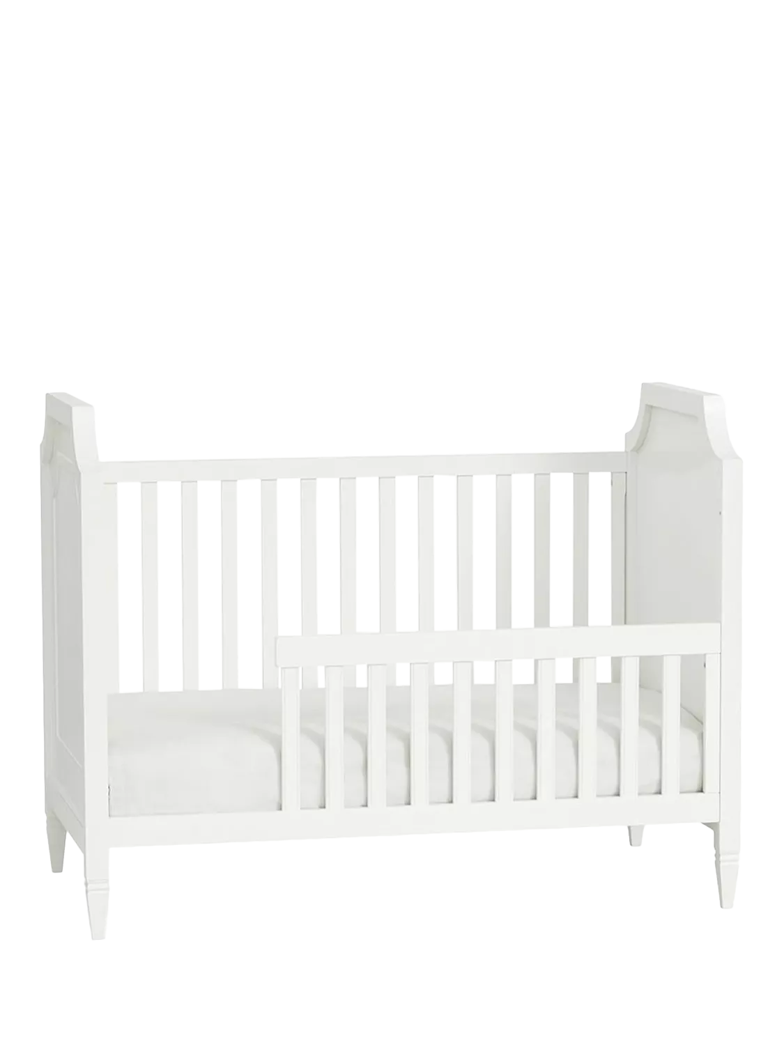 Pottery Barn Kids Ava Regency Wood Cot Guard Rail, Simply White - McGrocer