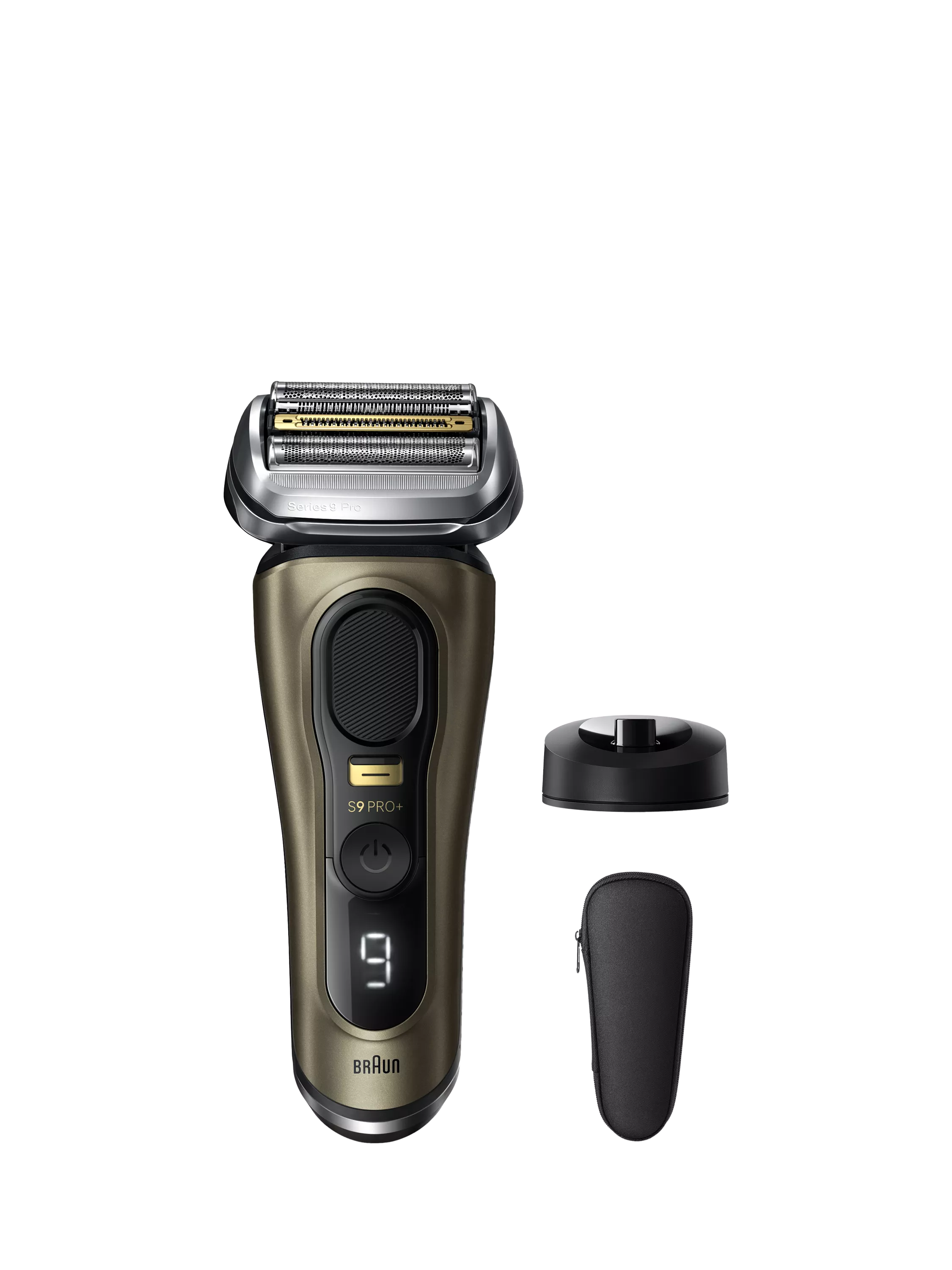 Braun Series 9 PRO+ 9519s Shaver, Gold - McGrocer