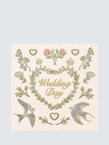 Elizabeth Scarlett Birds Heart Wedding Card