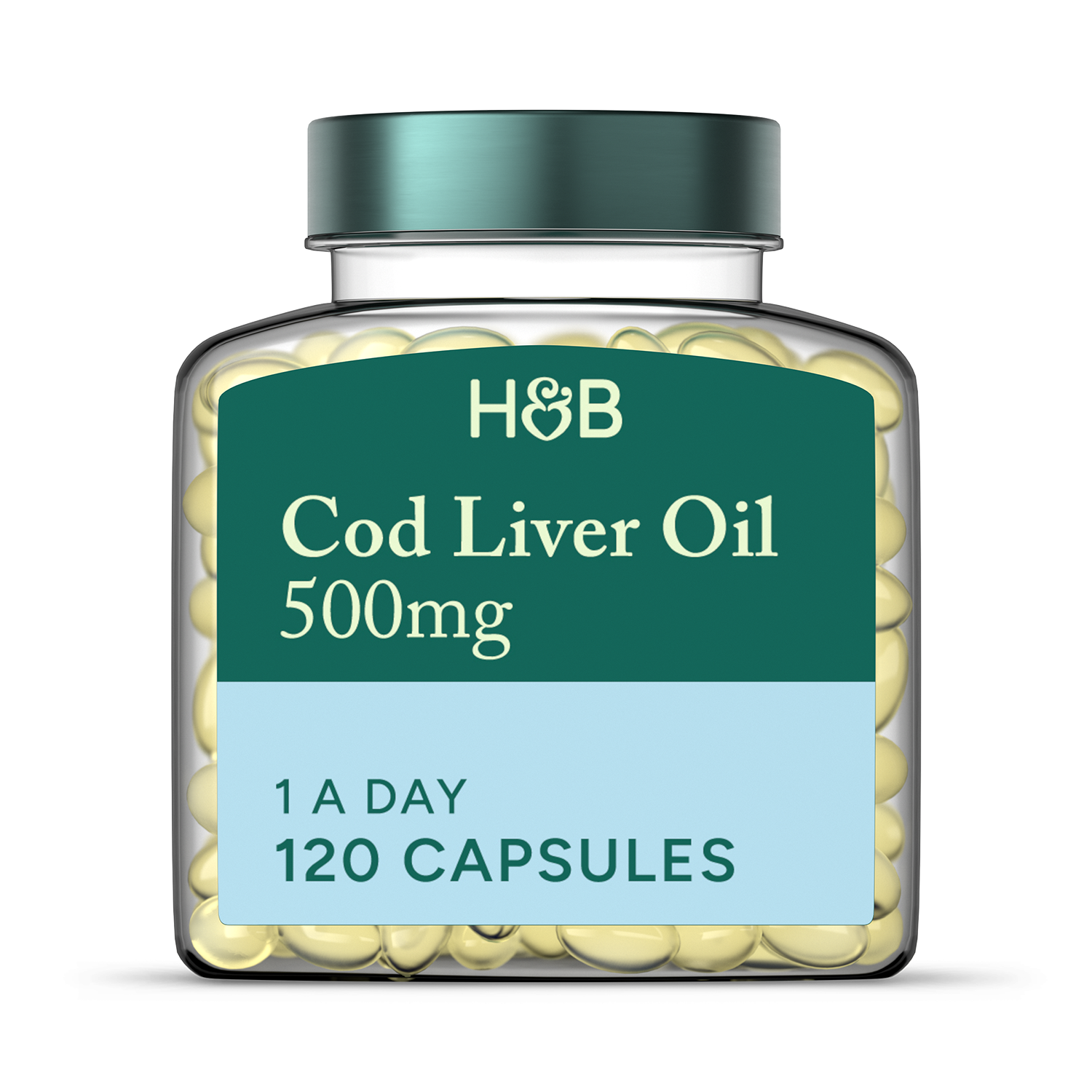 Holland & Barrett Pure Cod Liver Oil 1000mg 240 Capsules - McGrocer