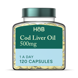 Holland & Barrett Pure Cod Liver Oil 1000mg 240 Capsules - McGrocer