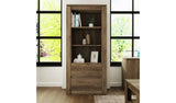 GFW Canyon 2 Drawer Deep Bookcase - Oak
