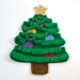 Holly & Robin Christmas Tree Dog Snuffle Mat