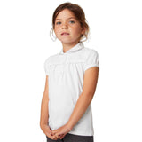 M&S Girls Regular School Polo, 9-10 Years, White