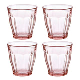 Duralex Picardie Pink Glass Tumbler Set 250ml