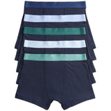 M&S Boys Core Blue/Green Trunks, 9-10 Years, Black Mix