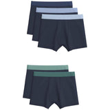 M&S Boys 5pk Cotton Stretch Trunks, 9-10 Years Black Mix