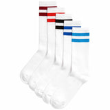 M&S Hoop Sports Socks, Size 6-8.5, White
