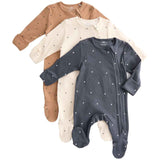 M&S Heart Sleepsuit, 6-9 Months, Pewter