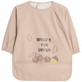 M&S Baby Acorn Print Feeding Bib, 12-24 Months, Light Brown