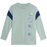 M&S Side Panel Varsity Top, 5-6 Years, Light Green