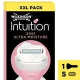 Wilkinson Sword Intuition 2in1 Women Razor Ultra Moisture XXL Pack