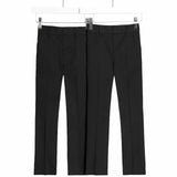 M&S Boys Slim Leg School Trousers, 10-11 Years, Black