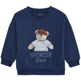M&S Spencer Bear Sweat, 4-5 Years, Navy