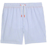 M&S Stripe Swim Short 10-11 Years, Blue Mix