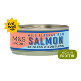 M&S Wild Alaskan Red Salmon Skinless & Boneless
