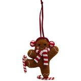 M&S Felt Gingerbread Decoration, Brown