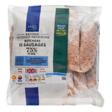M&S 12 75% Pork Sausages