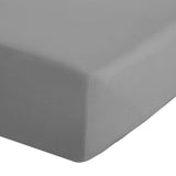 Catherine Lansfield Easy Iron Percale Single Fitted Sheet Grey