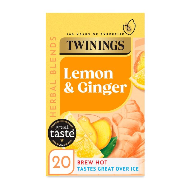 Twinings Lemon & Ginger Tea   20 per pack GOODS M&S   