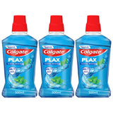 Colgate Plax Cool Mint Mouthwash 3 x 500ml