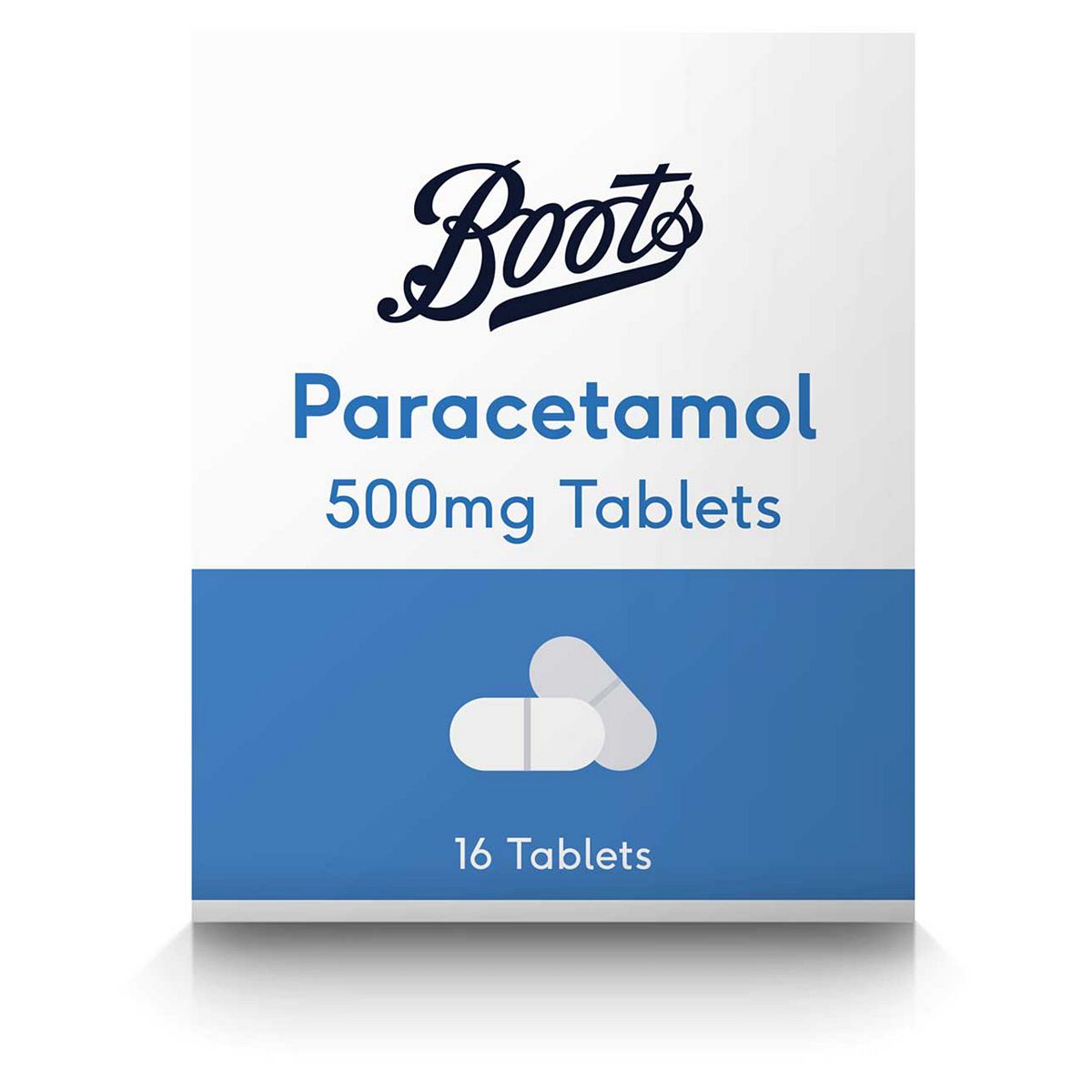 Boots Paracetamol 500mg Tablets 16 Tablets - McGrocer