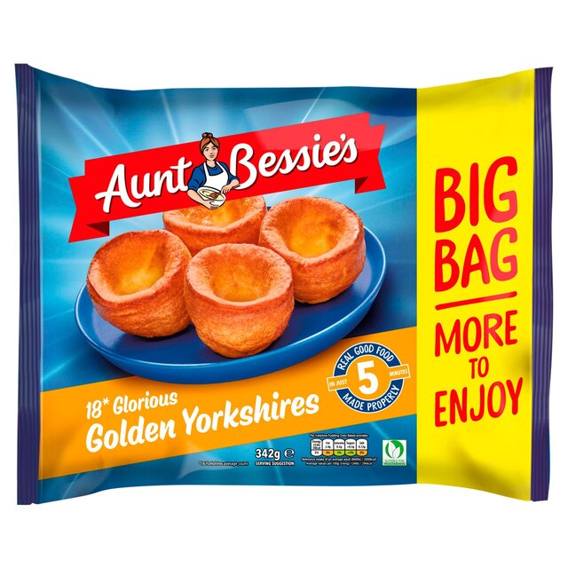 Aunt Bessie's 18 Glorious Golden Yorkshire Puddings    342g - McGrocer