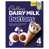 Cadbury Dairy Milk Buttons 4x100ml