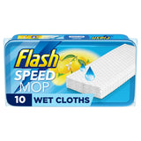 Flash Speedmop Floor Cleaner Antibac Lemon Wet Floor Cleaning Wipes x10