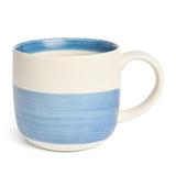 Habitat Artisan Stripe Stoneware Mug - Blue
