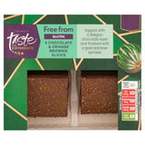 Sainsbury's Free From Chocolate & Orange Brownie Slices, Taste the Difference x4 153g