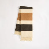 Habitat Brushed Mohair Striped Throw - Neutral - 12x150
