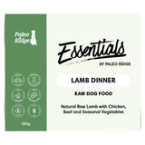 Paleo Ridge Essentials Lamb Dinner Raw Dog Food 500g