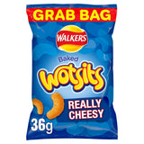 Wotsits Really Cheesy Snacks Cheese Grab Bag Crisps 36g