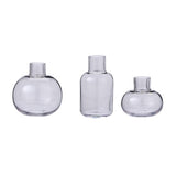 Habitat Smoked Glass Bud Vases - Set of 3
