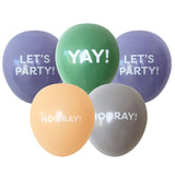 Sainsbury's Home Pack of 10 Slogan Multicoloured 10" Balloons