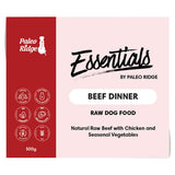 Paleo Ridge Essentials Beef Dinner Raw Dog Food 500g