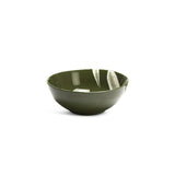 Habitat Stoneware Floral Cereal Bowl - Green