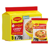 Maggi Curry Flavour Instant Noodles 5x79g