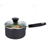Habitat 16cm Aluminium Saucepan With Lid - Black