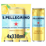 San Pellegrino Essenza Sparkling Water Lemon 4x330ml