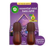 Air Wick Peony & Jasmine Essential Mist Diffuser Twin Refill Air Freshener 2x20ml