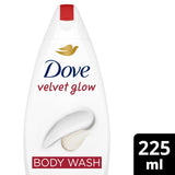 Dove Velvet Glow Body Wash Shower Gel 225ml