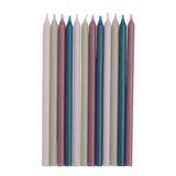 Habitat Palma Luxe Pink Lilac & Blue Long Candles