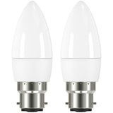 Sainsbury's Home Pack of 2 LED Candle 40W Dimmable BC Light Bulb