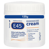 E45 Moisturiser Body Cream for Dry Skin & Eczema 125g