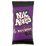 Nik Naks Rib N Saucy Multipack Crisps x6
