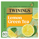 Twinings Lemon Green Tea, 80 Tea Bags