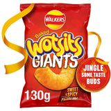Walkers Wotsits Giants Sweet & Spicy Sharing Snacks Crisps 130g