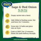 Paxo Quick Cook Sage & Red Onion Stuffing Mix 150g